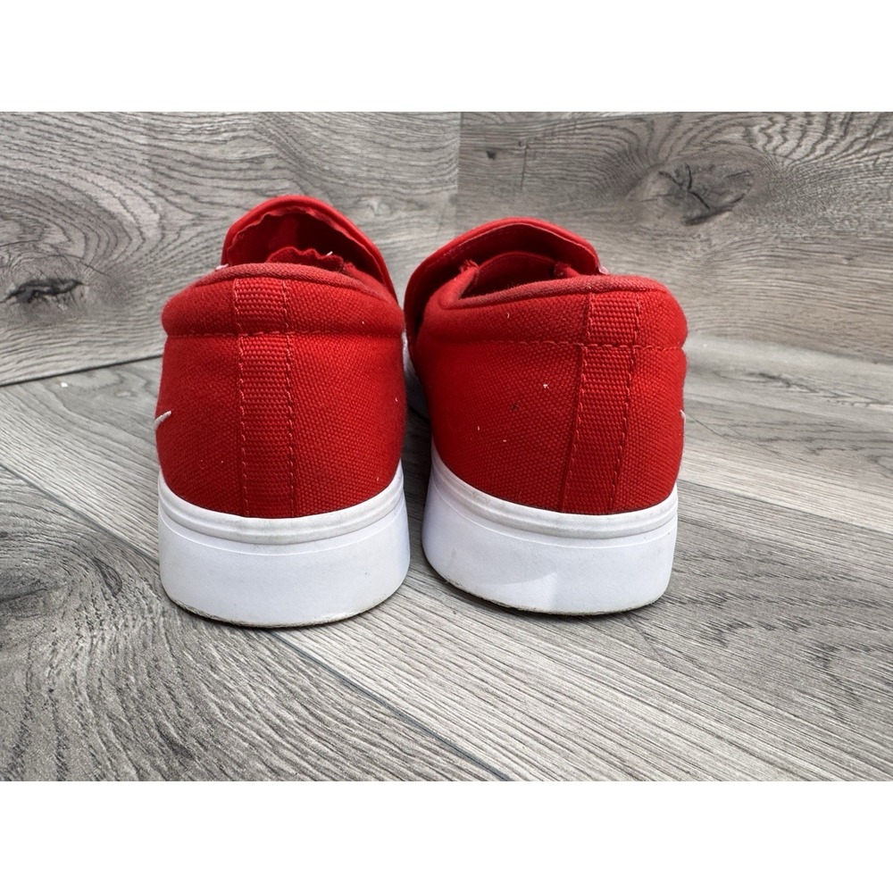NIKE CZ9412-600 COURT ROYALE SLIP ON SHOES Sneakers UNIVERSITY RED WOMENS Sz 7 - Picture 8 of 9